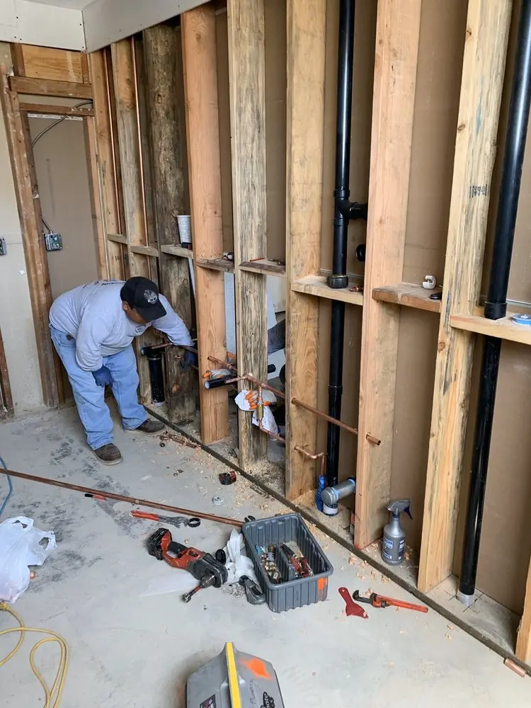 Commercial rough-in plumbing for Water Heater Replacement in Colville